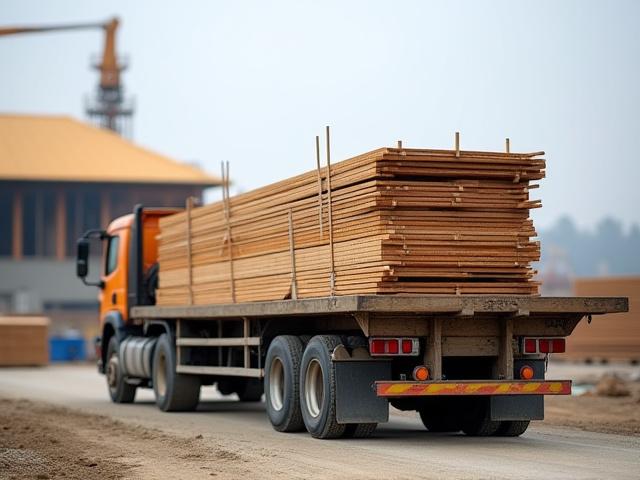 Construction site delivery